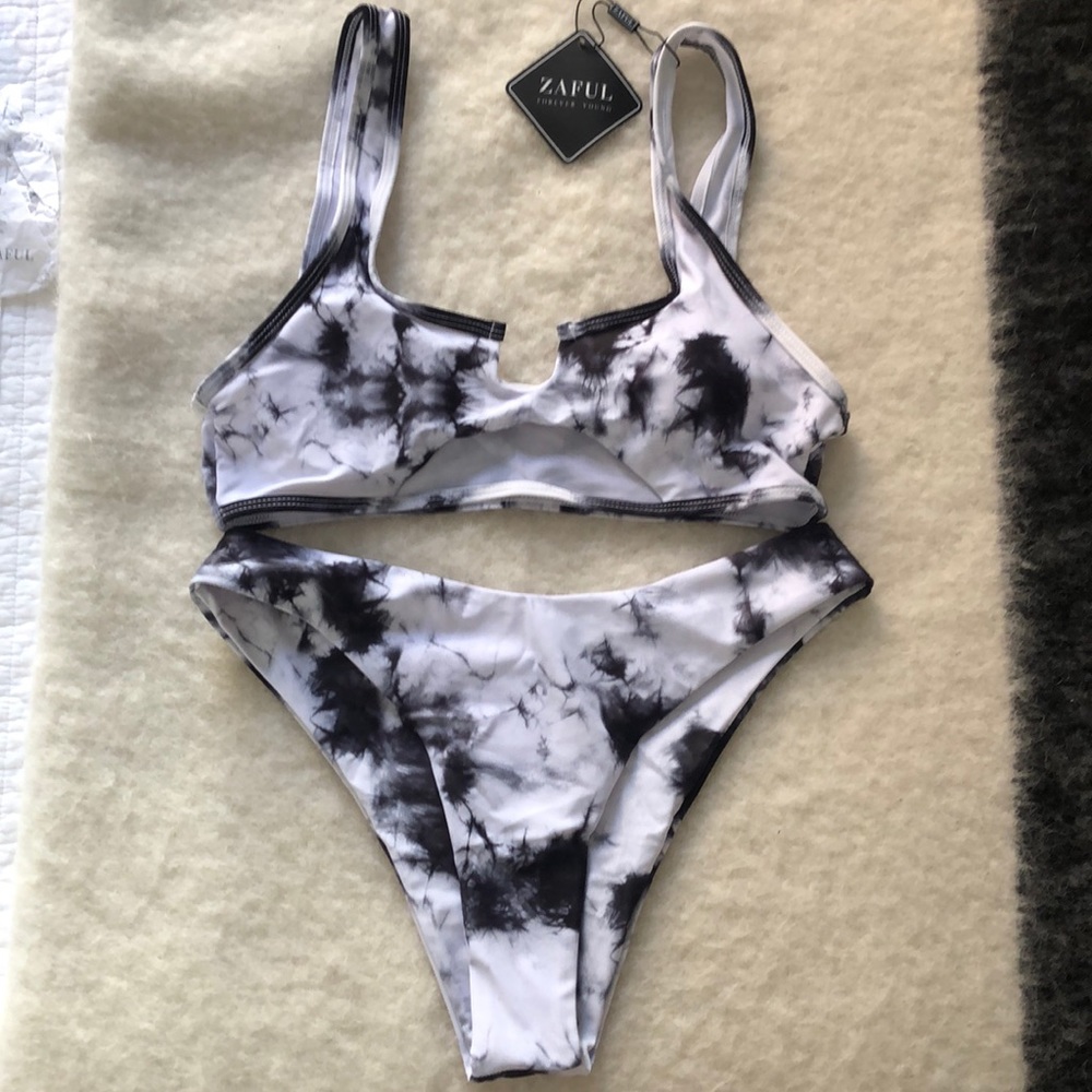 Zaful tie dye bikini
